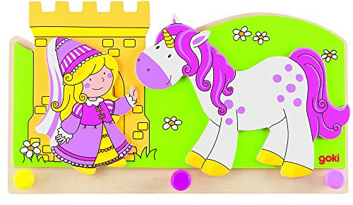 Goki 60797 Garderobe Kleine Prinzessin mit Einhorn