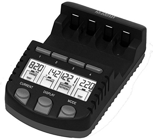 La Crosse Technology RS700-BLI-2 - Cargador de pilas universal, color negro