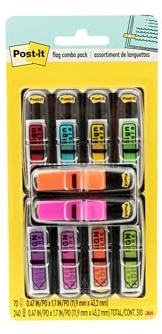 Post-it 684SHVA Message Flags Value-Pak, Sign Here, 240/PK, MI, 1 Count