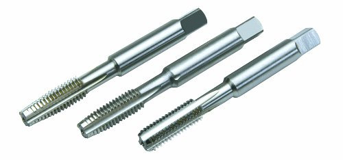 Volkel 814/036S HSS-Gewindebohrer-Set, 3-teilig, fein, metrisch, 10 mm x 1,0