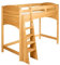 BioKinder Hochbett Kinderbett Noah mit Treppenleiter und Lattenrost aus zertifiziertem Erlenmassivholz 90 x 200 cm