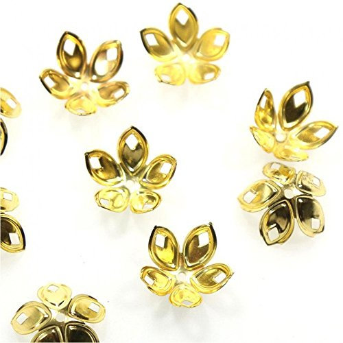 Présentoirs pour Bijoux Accessoires création calottes coupelles avec Losanges (10 pièces) Doré