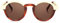 Mr. Boho Gafas de Sol Unisex – Montura de Acetato – Modelo Dalston – Color Cream/Leo – Protección UV400 Cat.3 – Diseño Retro con un Toque Único