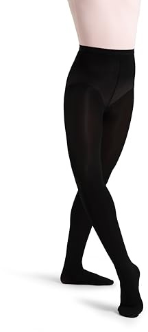 Capezio Hold & Stretch® Footed Tight, Black, Medium