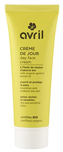 Avril - Crème de Jour Bio - Peaux Sèches & Sensibles - Nourrit et Protège - 99% d'Origine Naturelle - Certifié Bio Ecocert - Fabriqué en France - 50ml