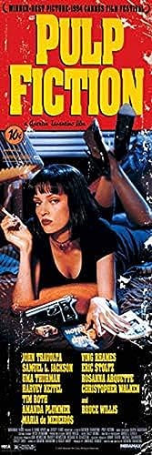 Pyramid Puerta - Poster con diseño Pulp Fiction Uma On Bed, 53 x 158 cm