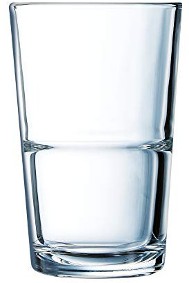 Arcoroc ARC H7763 Stack Up Longdrinkglas, 350ml, Glas, transparent, 6 Stück