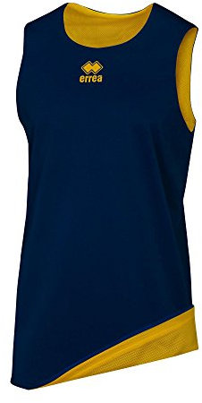 Errea Unisex dm0q0z-0192_m T-Shirt, Marineblau/Gelb, M