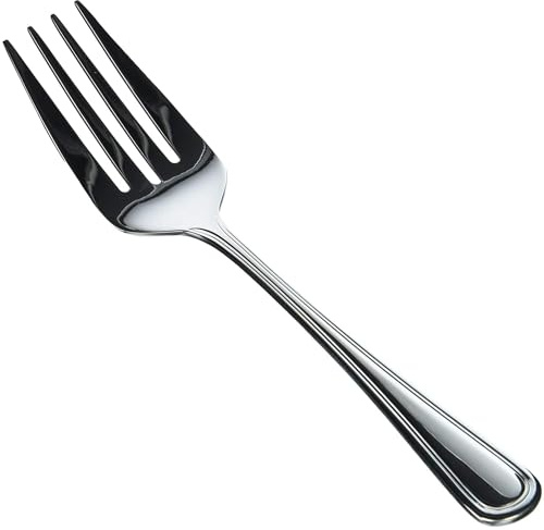 Winco Shangarila Stainless-Steel Cold Meat Fork, Extra Heavyweight, 9.5 (12 Pack)