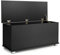 Home Source Ottoman Storage Toy Chest Bedding Blanket Box, Black, 99cm
