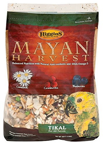 Higgins Bird Supplies Tikal Blend Lg Hkbl 3 Lb