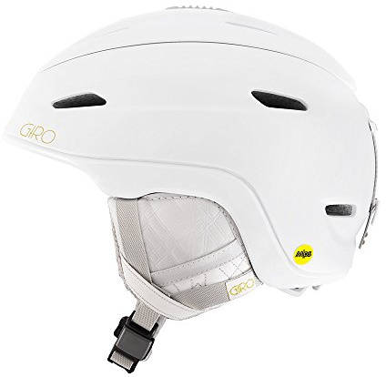 Giro damer Strata MIPS skidhjälm, matta vit deco, M/55,5–59 cm