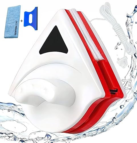 LimpiaCristales Magnetico - !! Nueva Versión !!, Mas Delgado y Ligero, Imanes más Potentes y Nuevas escobillas más Flexibles - Limpia Cristales Magnetico, Limpia Ventanas