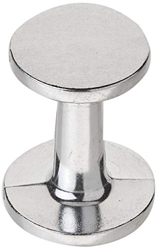 RSVP International Espresso Coffee Kitchen Tool Home and Commercial Use, Dual Sided Tamper, Aluminum Alloy