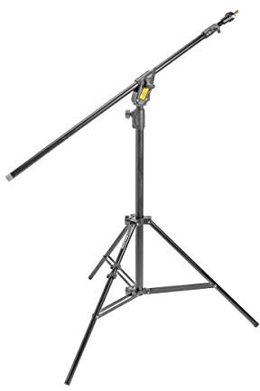Manfrotto 420NSB 3- Section Combi- Boom Stand without Sand Bag - Replaces 3398B (Black)