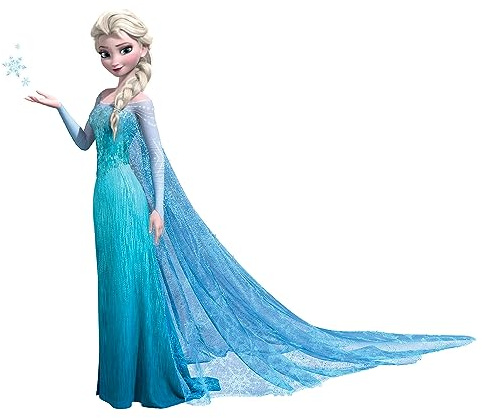 RoomMates RMK2371GM Disney Frozen Elsa Peel and Stick Giant Wall Decals 48.75  x 41.5 