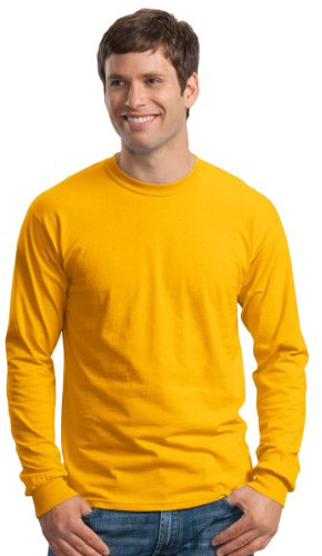 Gilda® men's t-shirt, Men, Gold, Medium