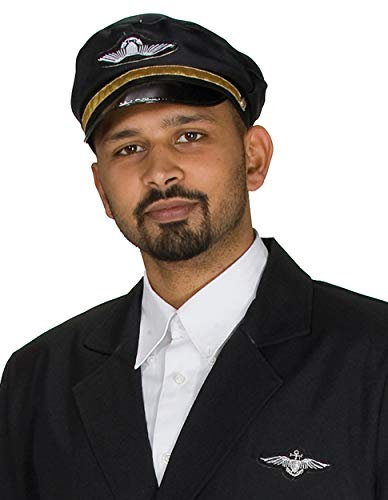Rubies 4 455155 - Pilotenmütze schwarz