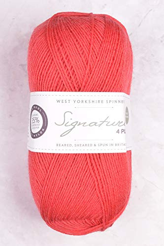 West Yorkshire Spinners Signature 4ply - Cayenne Pepper - 510 wys sig 4ply