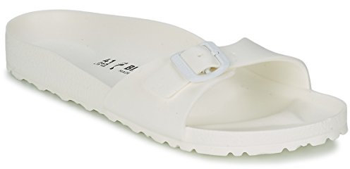 BIRKENSTOCK Madrid Eva 128183, Pantoletten, Weiß (White 03720), 37 EU (4.5)