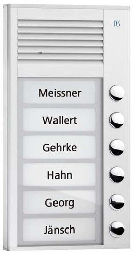 TCS Tür Control Citofono PAK06-EN