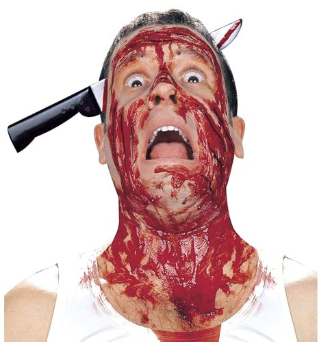 Widmann Coltello Attraverso la Testa per Adulti, Multicolore, Taglia Unica, 2742T