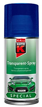 Kwasny Auto-K Transparent-Spray Lack Spray Lackspray Spraylack Glas Metall Keramik blau 150 ml