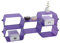 Wenko 2560330100 Steckregalsystem Honey im 5er Set - 5 Ablagen in Wabenform, 52 x 120 x 30.5 cm, lila