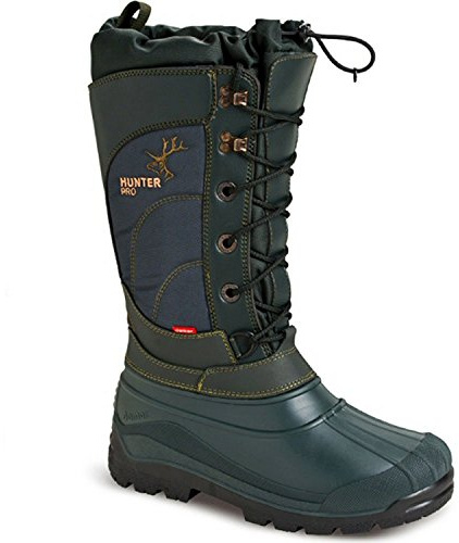 demar. Hunter Pro - Botas térmicas de caza con forro de lana, verde, 42 EU