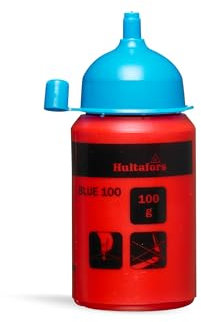 Hultafors Schlagschnurkreide Blau 100g I I Für Innen- & Außenbereiche I Wasser-& Windresistent I Erzeugt präzise & langlebige Linien I Intensive Farbe dank hohem Anteil an Farbpigmenten I 652523