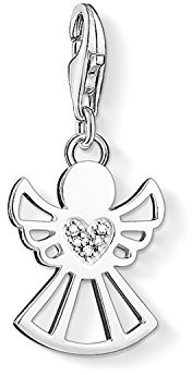 Thomas Sabo Damen Charm-Anhänger Engel Diamant Charm Club 925 Sterling Silber DC0029-725-14