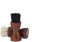 Langer & Messmer, 2-piece, crucible brush, shoe brush made of 100 % horsehair for professional shoe care Multicolour Hell/Dunkel