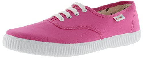 victoria Sneaker Unisex 1915 Tela & Lacci Bianchi 106613 per Adulto Fucsia 42