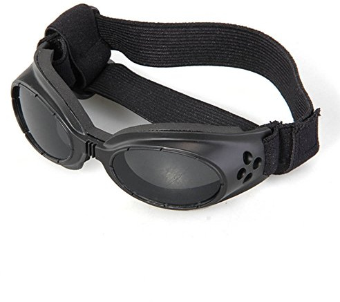 fitTek FamilyMall Black Framed Pet Puppy Dog UV Protection Doggles Goggles Sunglasses Eyewear