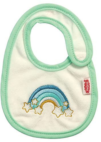 Heless 274 - Puppenzubehör Lätzchen im Design Rainbow, für Puppen und Kuscheltiere Aller Größen