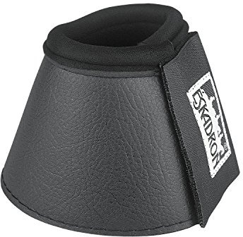 Eskadron Kunstleder Sprungglocken schwarz mit altem Logo, Größe:M