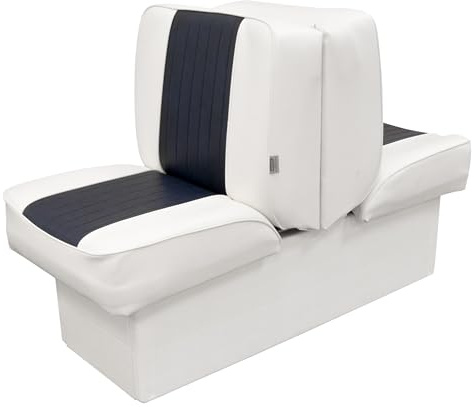 Wise 8WD707P-1-924 Deluxe Lounge Seat (White/Navy)