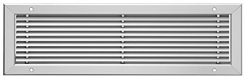 Linear-Lamellengitter Aluminium 220 x 80 mm Lüftungsgitter