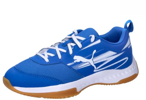 PUMA Unisex Kinder Varion Ii Jr Indoor Court Shoe, Puma Team Royal Puma White Gum, 36 EU