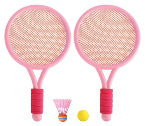 Raquetas de bádminton para niños, raqueta de tenis profesional, juego de bádminton para niños con red, juego de bádminton para niños al aire libre, equipo de bádminton interactivo para principiantes