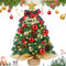 ZZXLOPEZ Mini Weihnachtsbaum, 50 cm Künstlicher Tisch-Mini-Weihnachtsbaum mit Warmweißen Lichtern, Stern-Baumspitze, Weihnachtsbaum Klein Beleuchtet für für Partys Zuhause Weihnachten Deko, Advent