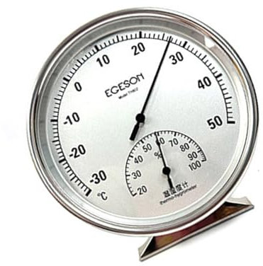 Thermomètres et hygromètre de précision avec larges plages de température et d'humidité pour maison, jardin, terrasse, sauna