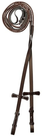 ExionPro Redini in biotano Super Grip con protuberanze con tappo a martingala e chiusura a gancio | Alta aderenza e alta resistenza | Nero, marrone