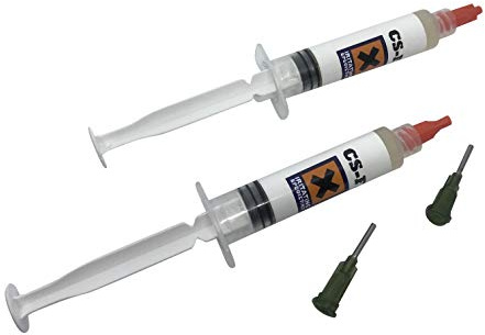 CS-FLUX 10 g (2x5 g) Halogenfritt blyfritt flytande flussmedel med låg viskositet för omarbetning av BGA-komponenter Idealisk för VGA GPU-reparationer och mikrolödning, CSGR