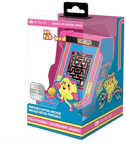 My Arcade DGUNL-7023 MS. PAC-MAN Nano Player Pro Portable Retro Arcade