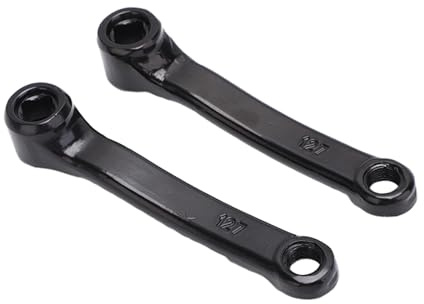 JISADER Práctico Juego de bielas para Bicicleta, Brazo de manivela de Aluminio Multiusos para Bicicleta de Carretera, Bicicleta estática, 127 Brazo de manivela