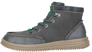 HEYDUDE Bradley Classic Herren - Slip-On Schuhe - Ankle Boots, Charcoal, 43