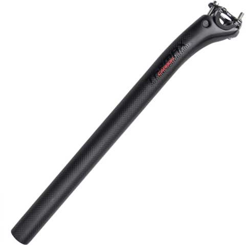 Alfa Pasca tija Carbono MTB 3K Mate tija Bicicleta de Carretera 30.8*350mm Tubo sillin Bici