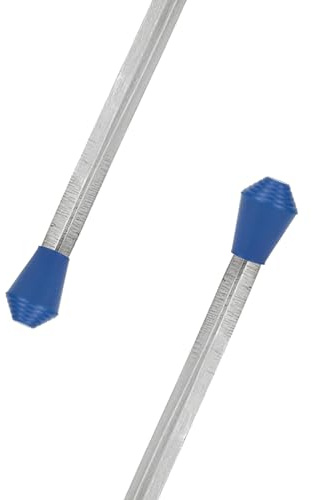 FEFOSAEP Puntas de espada para práctica de esgrima/espada – Puntas de lámina de goma/espada solo para cuchillas de práctica (paquete de 10) (espada azul)