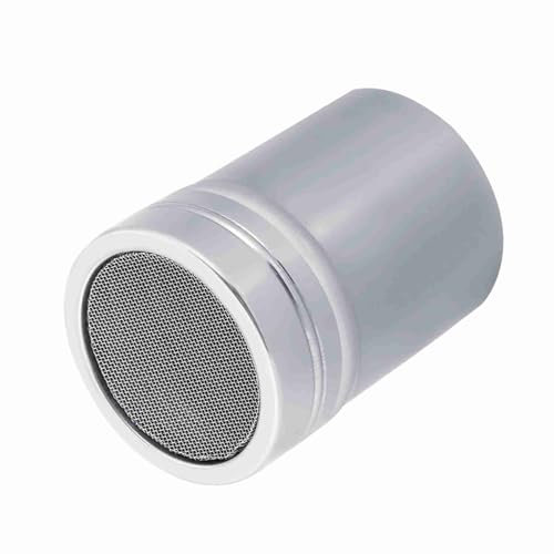 Haosie Agitador de Azúcar en Polvo, Mezclador de Polvo de Acero Inoxidable, Tamiz Agitador Dispensador de Azúcar en Polvo para La Cocina